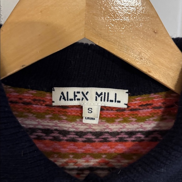 Alex Mill fair isle color block Cardigan - Picture 10 of 11